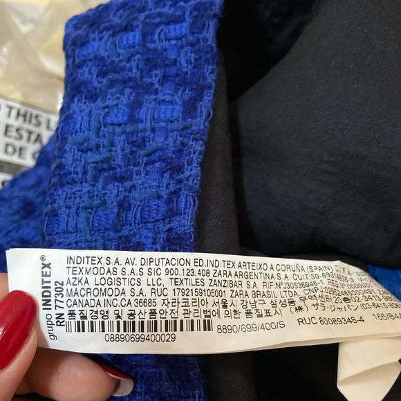 Zara Textured Pinafore Dress Bloggers Fav - Picture 6 of 6